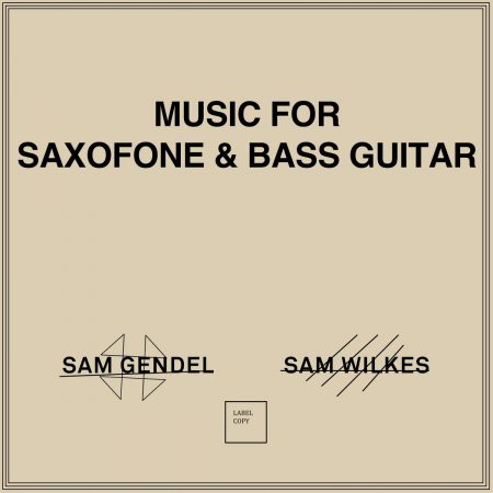 Sam Gendel & Sam Wilkes | Music For Saxofone & Bass Guitar | Leaving Records | Vinyl